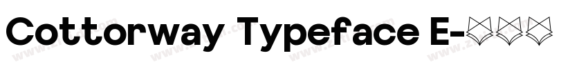 Cottorway Typeface E字体转换